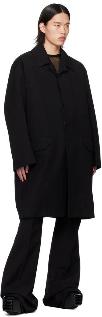 Rick Owens Black Open Splint Kiss Boots 5