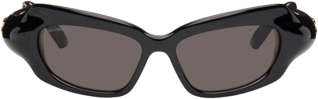 Balenciaga Black Signature Square Af Sunglasses