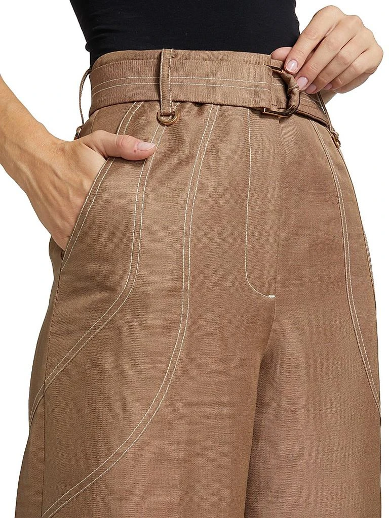 Acler Geary High-Rise Wide-Leg Pants 6
