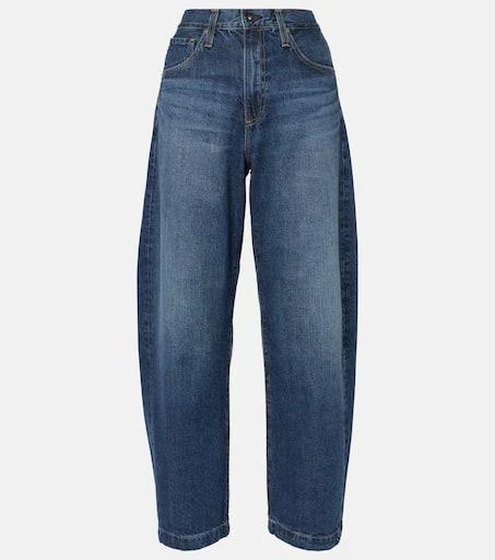 AG Jeans High-rise barrel-leg jeans 1