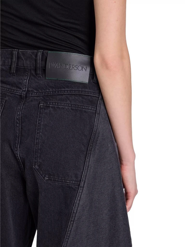 JW Anderson Crop Sculpted Mid-Rise Jeans 6