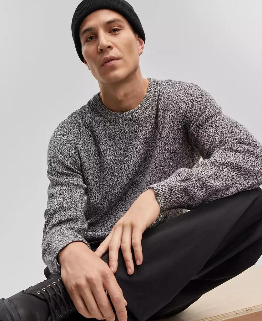 Mode of One Men's Regular-Fit Marled-Knit Sweater, Created for Macy's 4