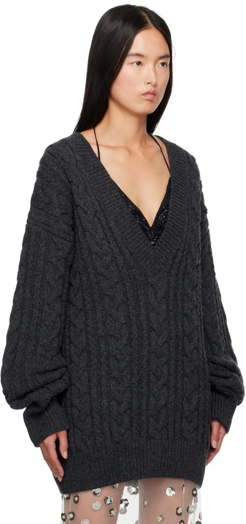 CECILIE BAHNSEN Gray Alia Sweater 2