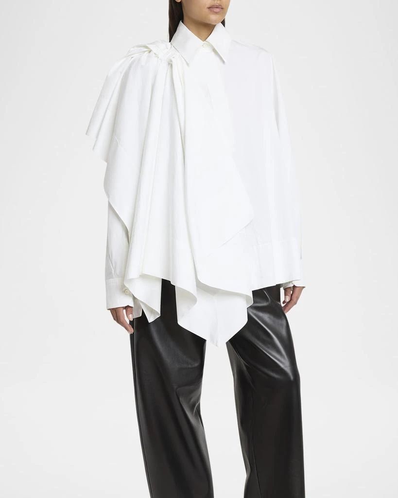 Givenchy Oversized Bow Cotton Shirt 4