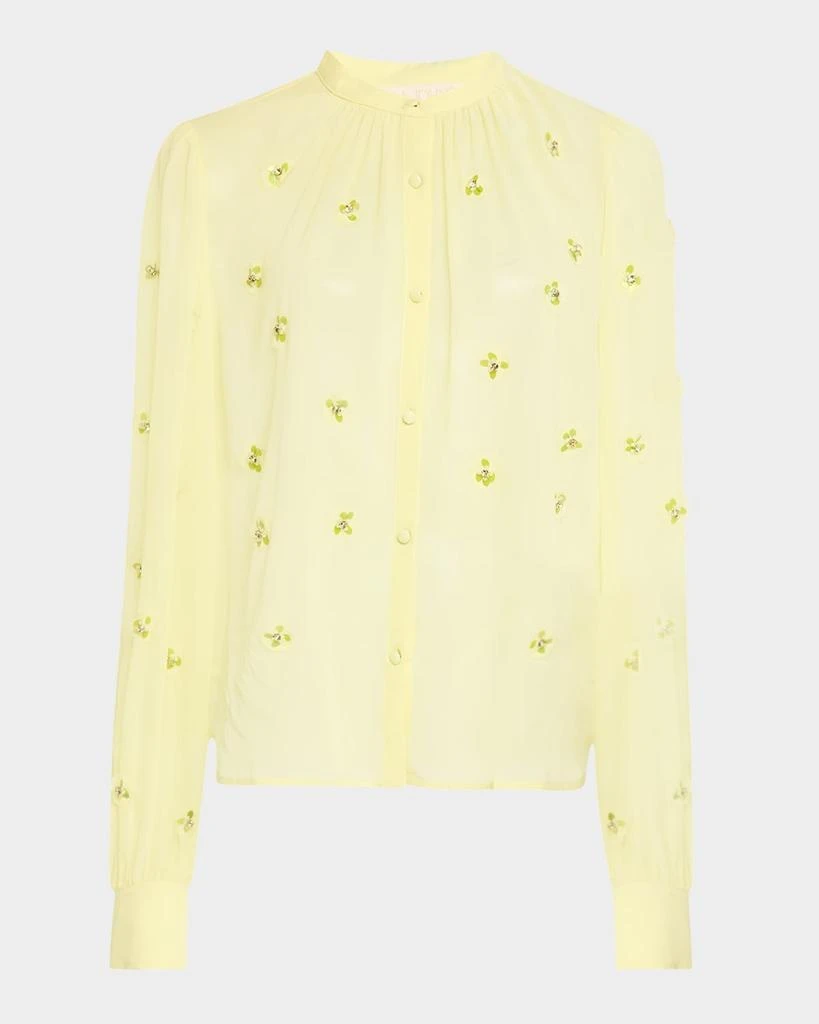 Ulla Johnson Bea Beaded Silk Blouse 1