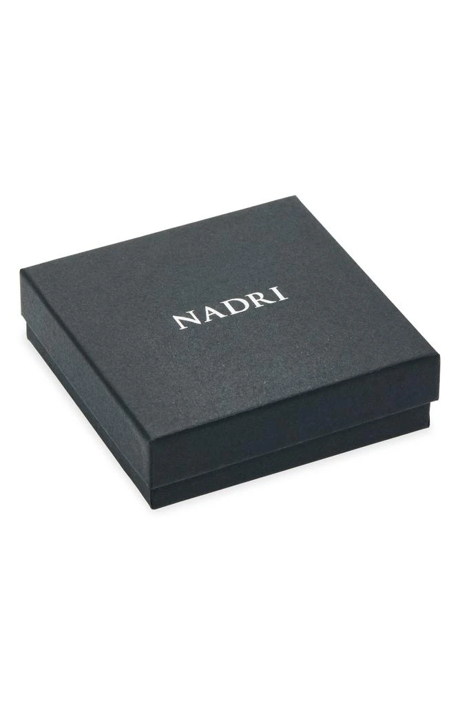 Nadri Leah CZ Statement Hoop Earrings 3