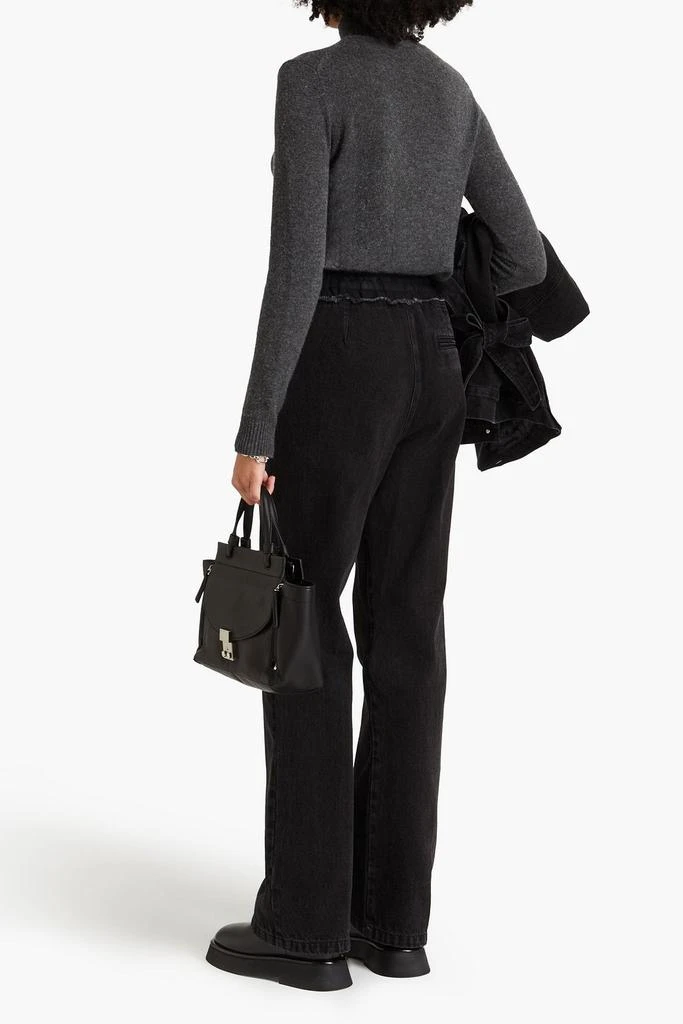 3.1 Phillip Lim Frayed high-rise straight-leg jeans 3