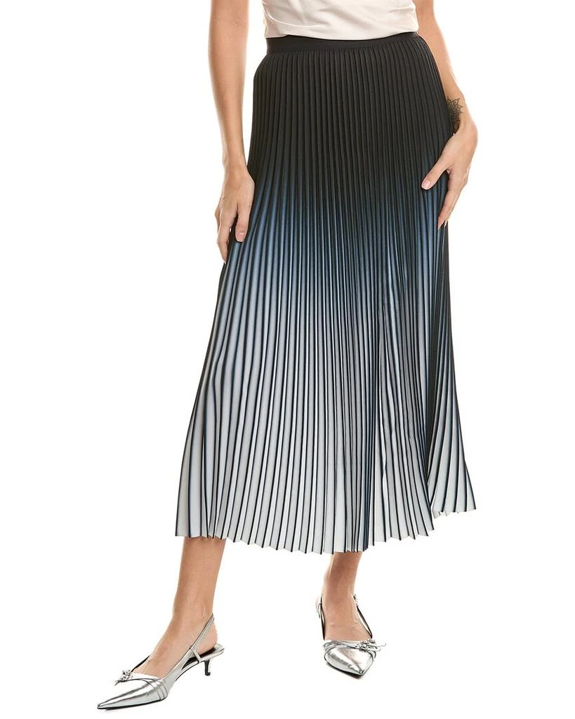 REISS Marlie Ombre Pleated Midi Skirt 1