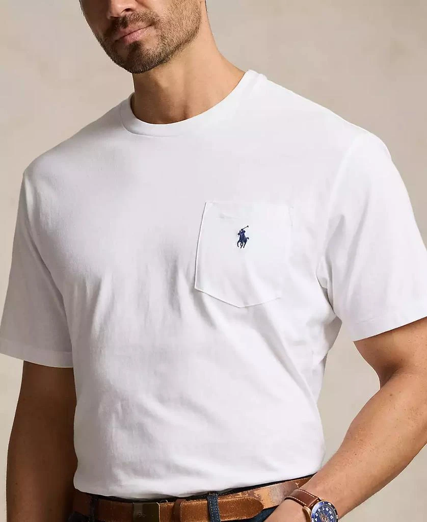 Ralph Lauren Men's Big & Tall Crew-Neck Pocket T-Shirt 4