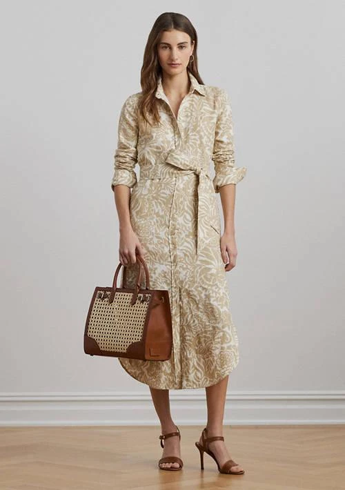 Ralph Lauren Ralph Lauren Petite Floral Linen Shirtdress 1