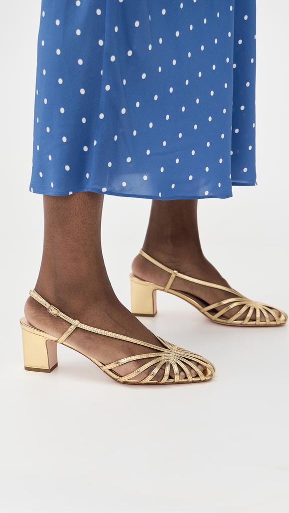 Loeffler Randall Priscilla Lattice Slingback Heeled Sandals