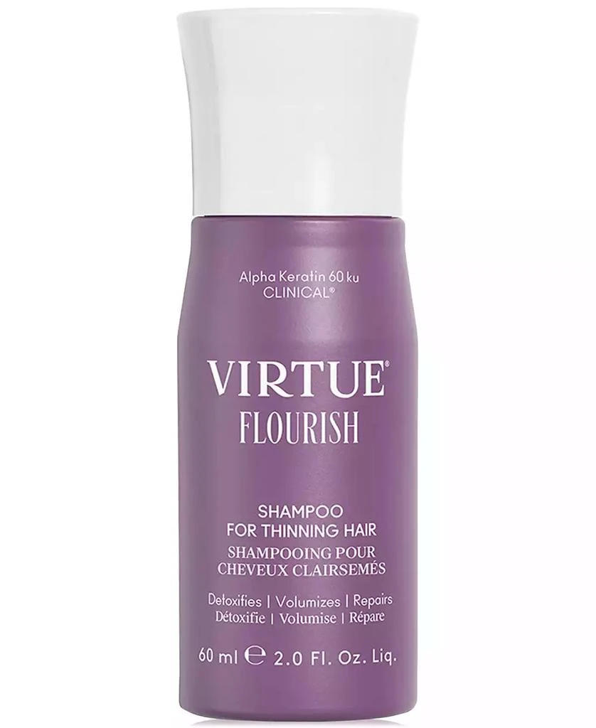 Virtue Flourish Shampoo For Thinning Hair, 2 oz. 1