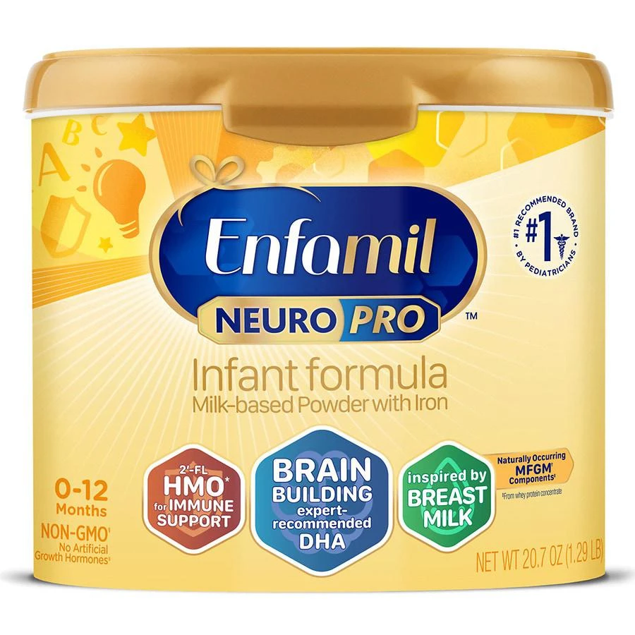 Enfamil NeuroPro Infant Formula - Brain Building Nutrition Inspired by Breast Milk Reusable Powder Tub 1