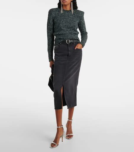 Isabel Marant Kalogb off-shoulder sweater 2