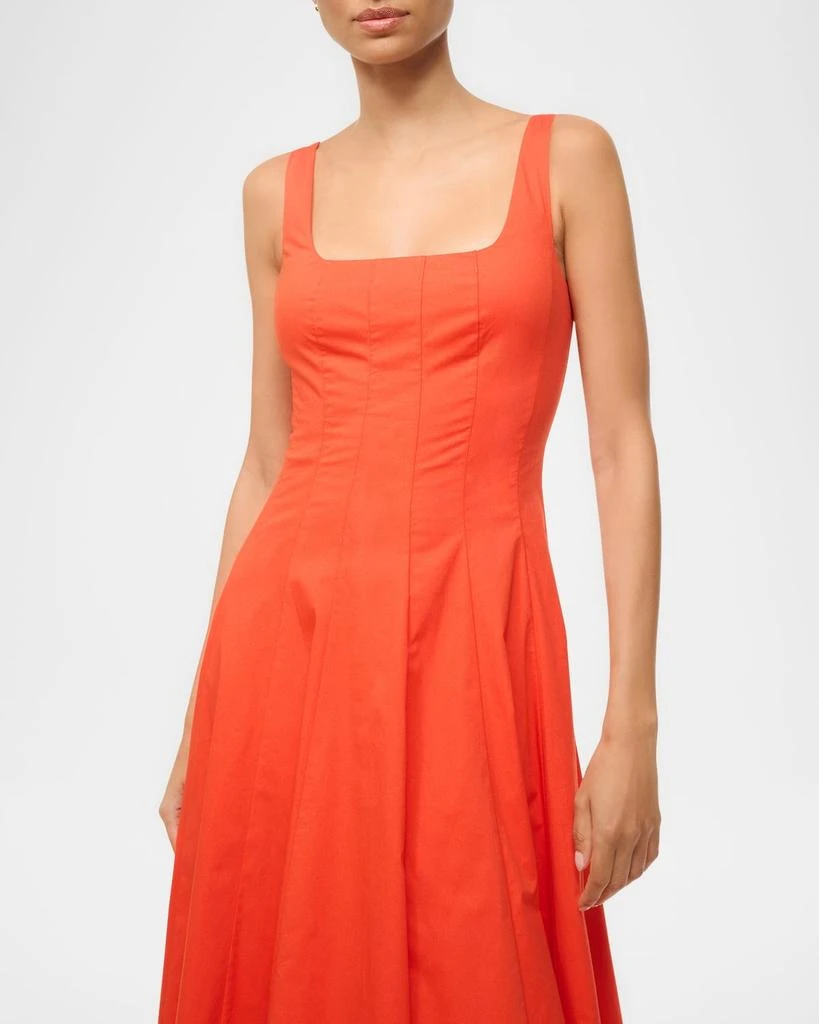 Staud Wells Midi Dress 4