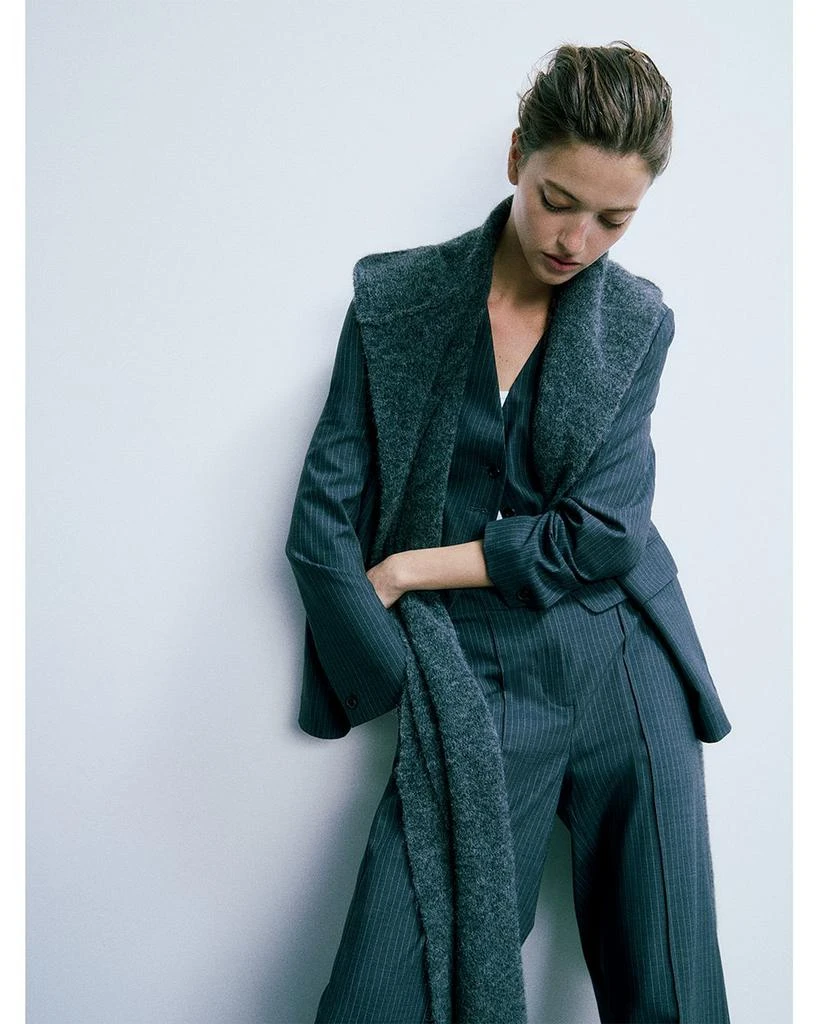 Rag
Bone Jennifer Striped Combo Blazer
Vest Set 4