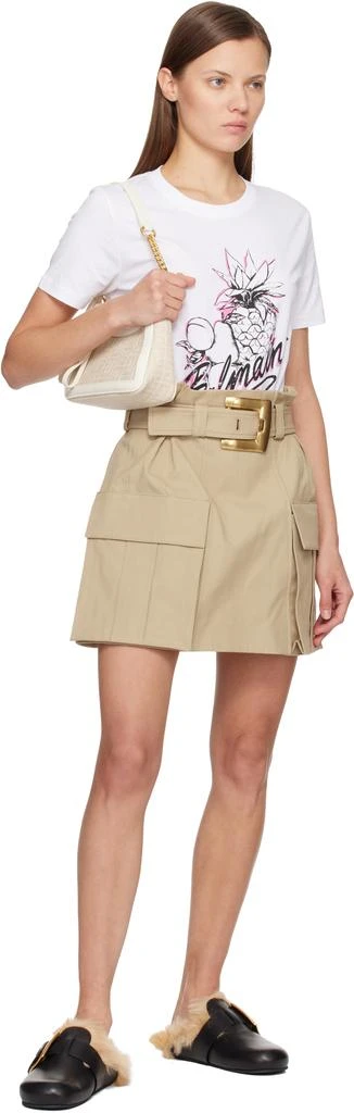 Balmain Beige B-Army Bag 4