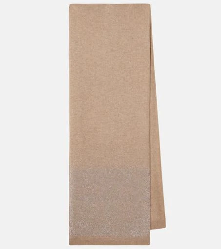 Max Mara Bari rhimestone-embellished cashmere scarf from MyTheresa