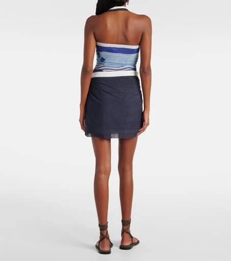 SIR. Breeze printed mesh minidress 3