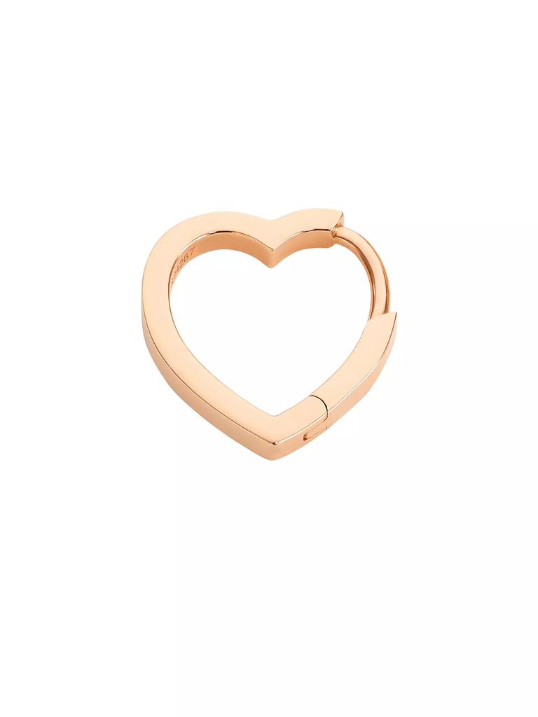 Repossi Antifer 18K Pink Gold Small Heart Hoop Single Earring