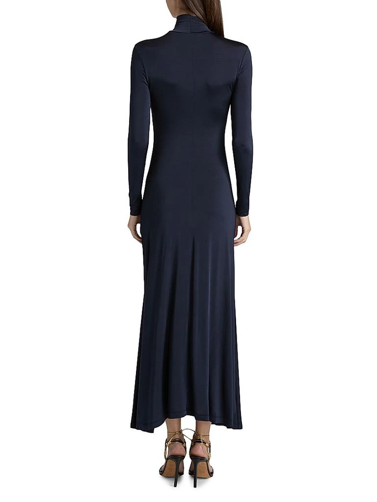 Ulla Johnson Ida Turtleneck Ruched Satin Maxi Dress - Dresses & Skirts -  Free Shipping - BeyondStyle