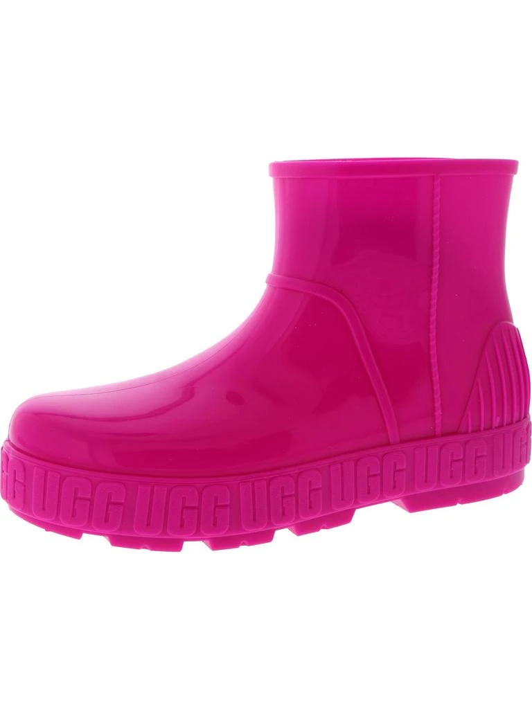 UGG Drizlita  Womens Patent Leather Ankle Rain Boots 6