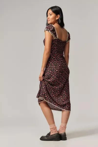 Light Before Dark Light Before Dark Saskia Floral Midi Dress 3