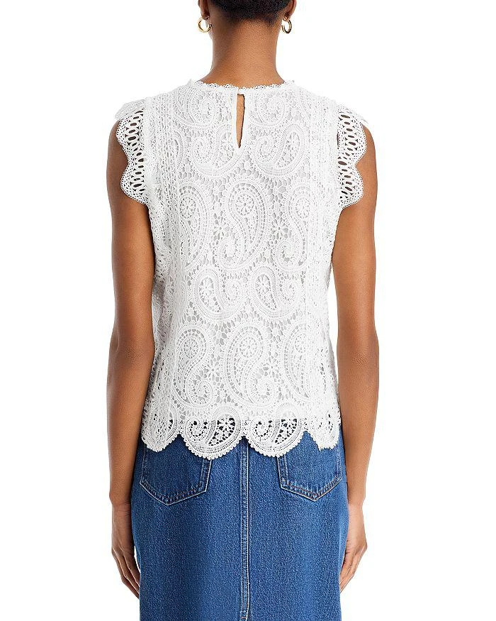 AQUA Paisley Lace Top - Exclusive 3