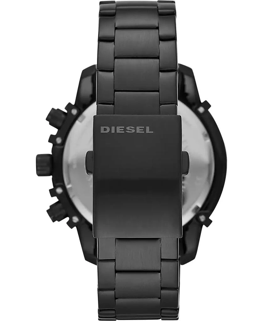 Diesel Men's Chronograph Griffed Black Stainless Steel Bracelet Watch 48mm 3