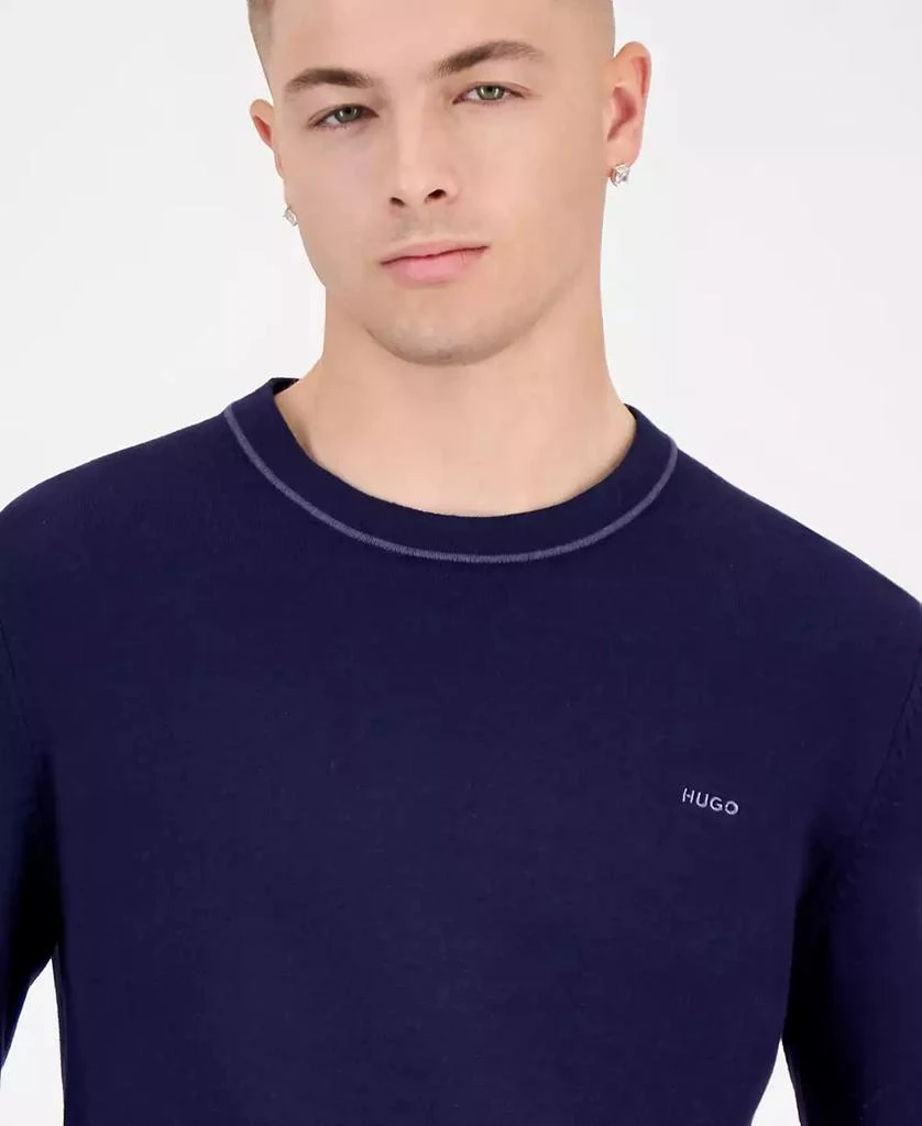 Hugo Boss Men's San Cassius Logo Crewneck Sweater 2