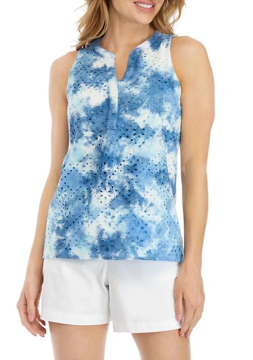 Crown & Ivy™ Ivy Womens Sleeveless Peasant Top 1