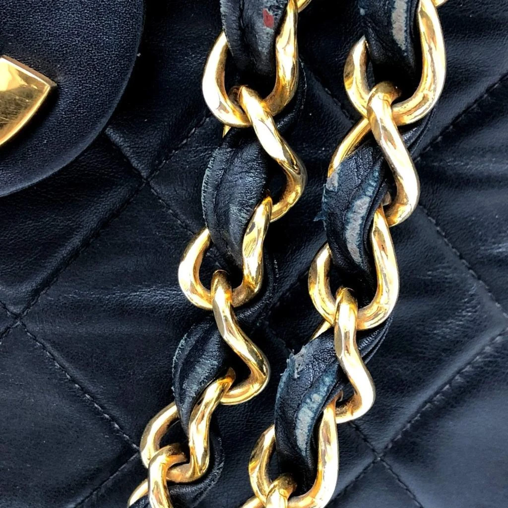 Chanel Chanel Black Quilted Lambskin Maxi Jumbo XL Classic Single Flap Bag 7