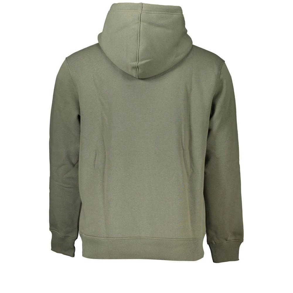 Calvin Klein Chic Green Fleece Hooded Sweatshirt 2