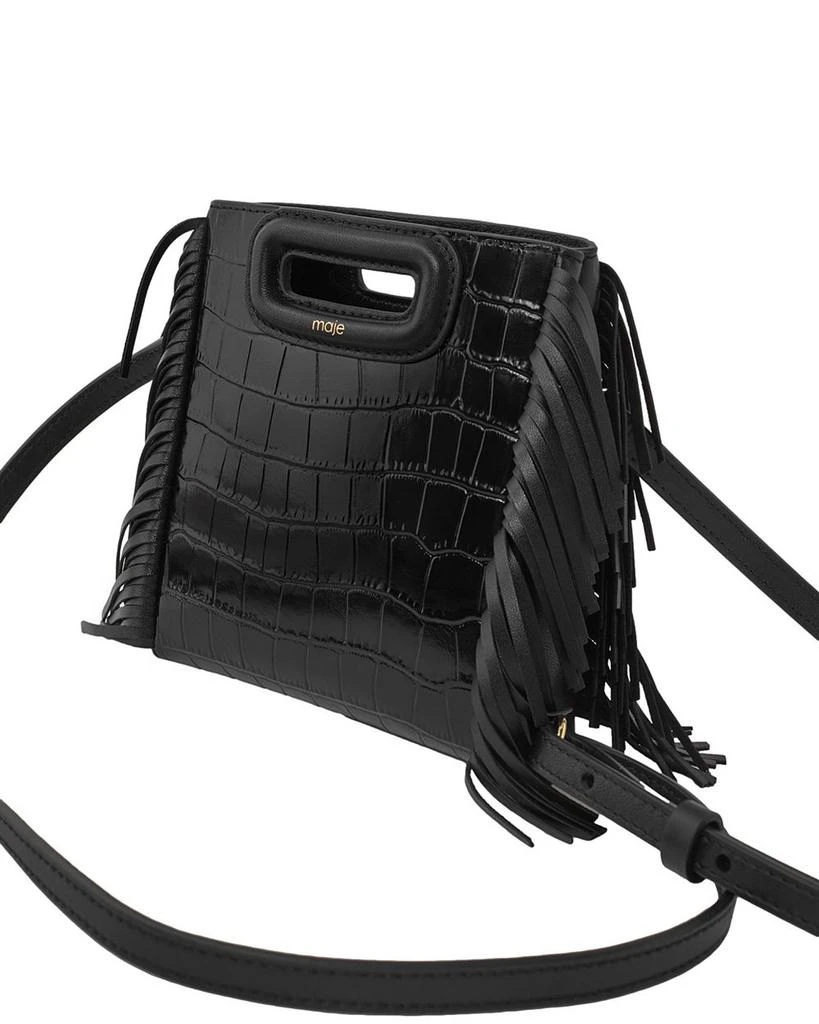 Maje M Fringe Leather Mini Bag 2