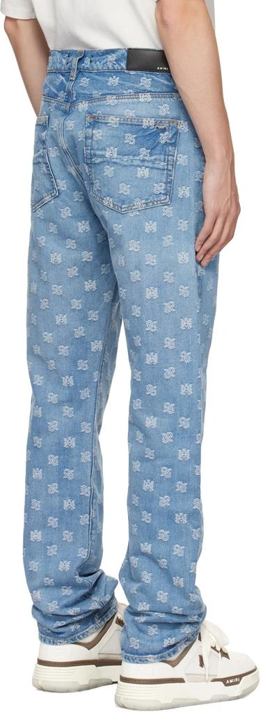 AMIRI Blue M.A. Paisley Straight Jeans 3