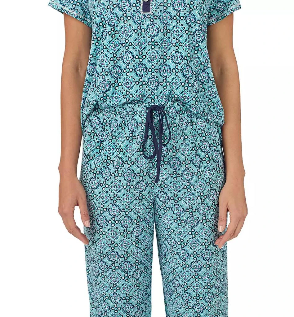 Cuddl Duds Women's 2-Pc. Cropped Short-Sleeve Pajamas Set 5