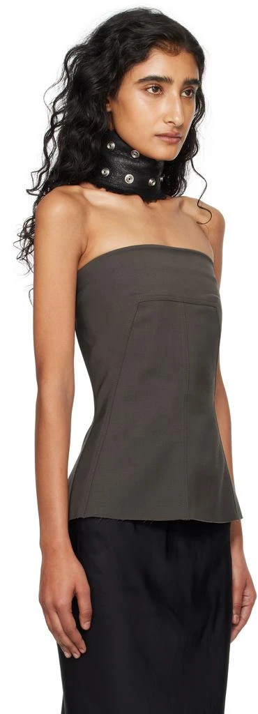 Rick Owens Gray Concordians Bustier Top 2