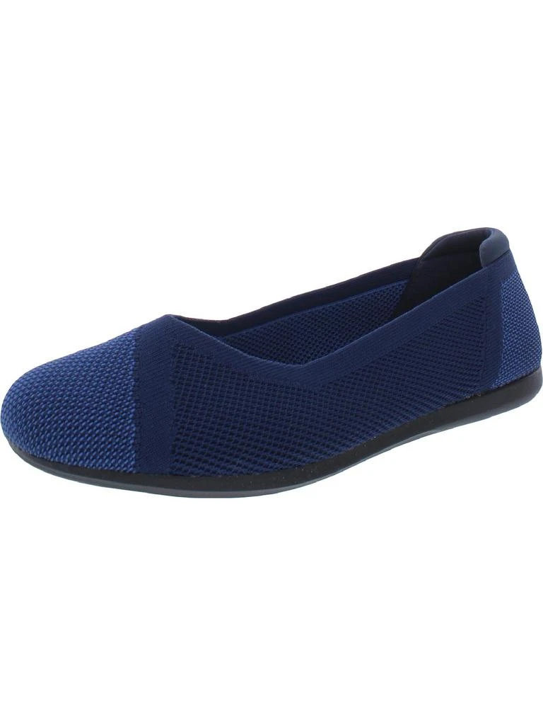 Clarks Carly Wish Womens Knit Slip On Ballet Flats 9