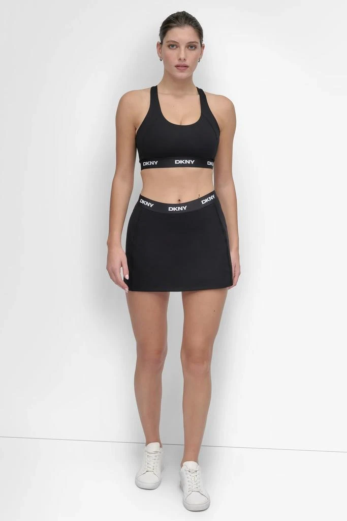 DKNY LOGO ELASTIC SCOOP NECK RACERBACK BRA 6