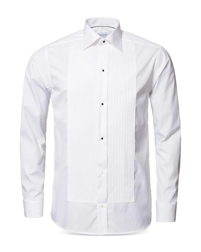 Eton Contemporary Fit Pleated Bib Tuxedo Shirt 10
