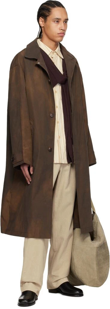 colbo Brown Washed Trench Coat 4