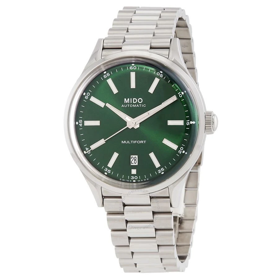 MIDO Multifort Automatic Green Dial Men's Watch M0404071109100 1