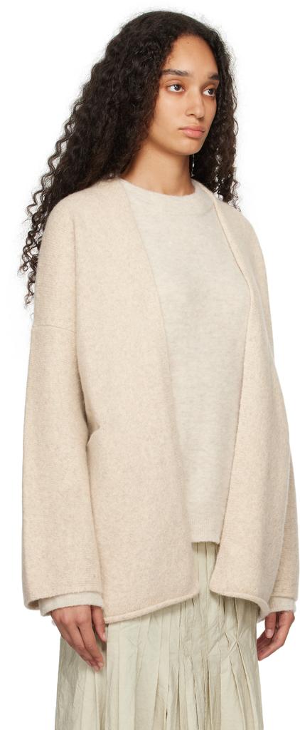 LAUREN MANOOGIAN Off-White Open Cardigan