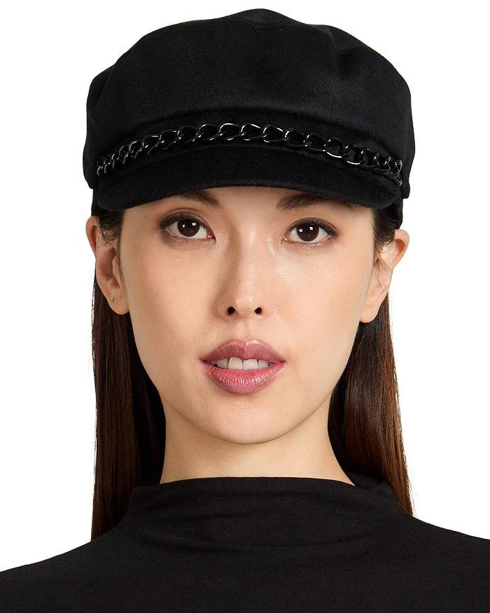 Shop Lettie grosgrain-trimmed hemp-blend visor on Sale at  display picture 1