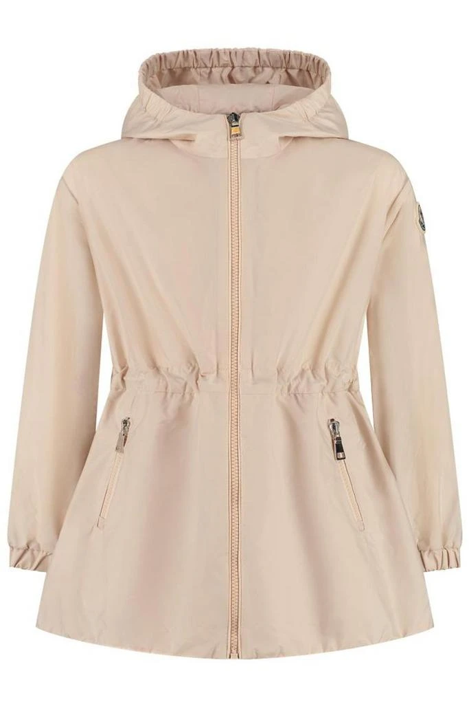 Moncler Moncler Enfant Logo-Patch Hooded Raincoat 1