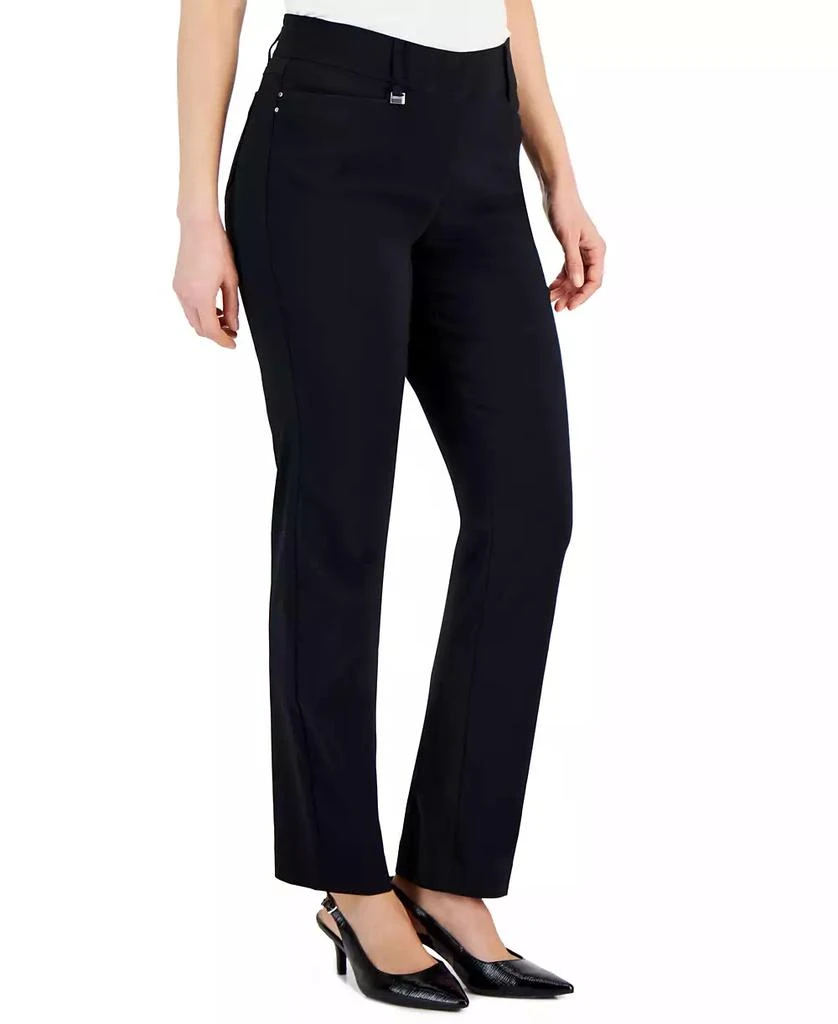 JM Collection Petite Curvy Straight Leg Pants, Petite & Petite Short, Created for Macy's 3