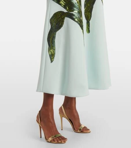 Costarellos Emlynn sequined crêpe midi dress 5