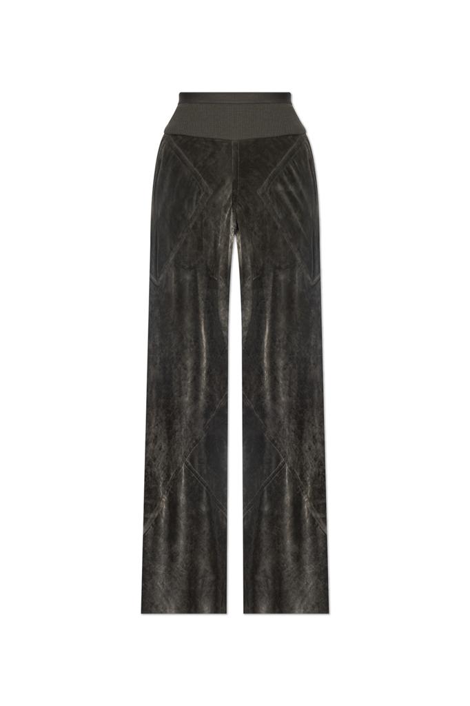 Rick Owens Velvet wide-leg trousers