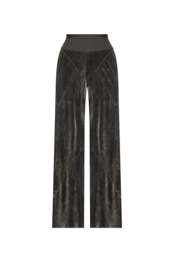Rick Owens Velvet wide-leg trousers 1
