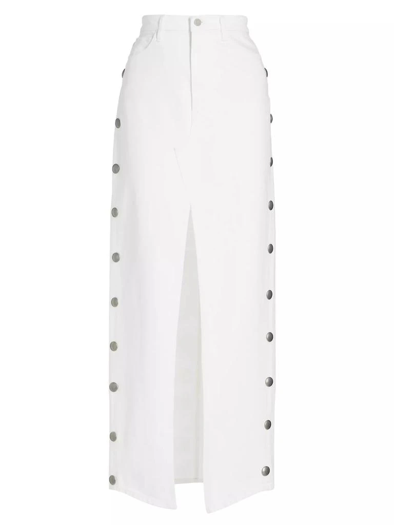 3 X 1 Elizabella Studded Denim Maxi Skirt 1